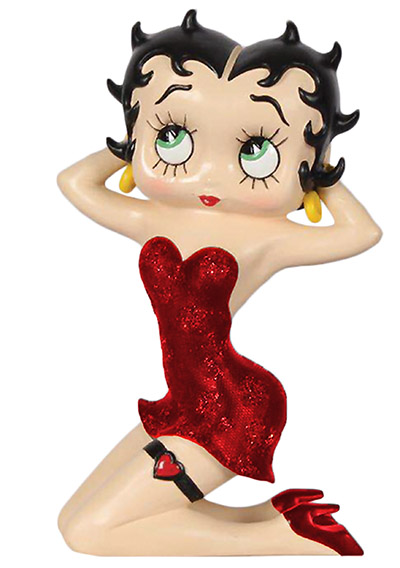 Betty Boop Kneeling Red Dress